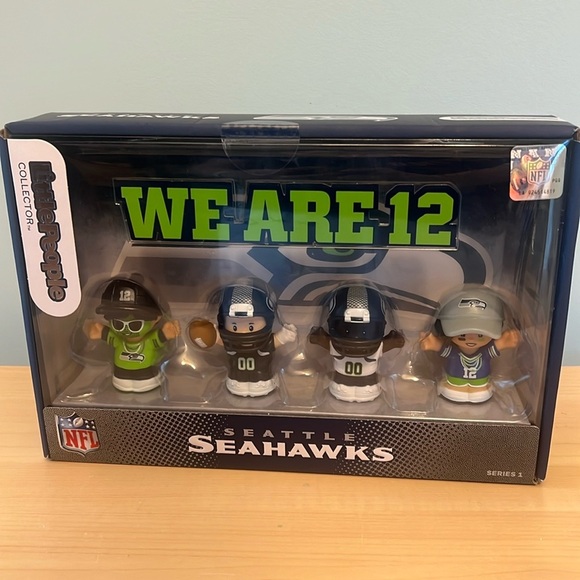 💚Seattle Seahawks💙 Little People Collectors Set - Picture 1 of 7
